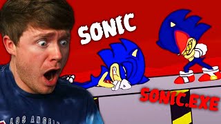 Reacting to SONIC vs SONICEXE [upl. by Eel275]