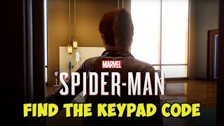 Where To Find The Keypad Code  SPIDERMAN PS4  RetroGAMEz [upl. by Jahdol]