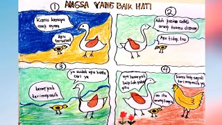 Membuat komik sederhana  cerita bergambar tugas kelas 5 SD [upl. by Cher]