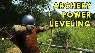 How to Powerlevel Bow Skill  Kingdom Come Deliverance [upl. by Gnilrac]