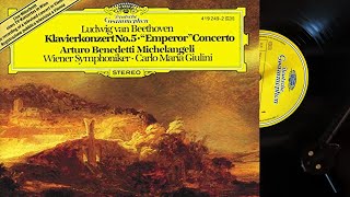 LP Beethoven  Piano Concerto No 5 Emperor  Michelangeli side A [upl. by Weaks]