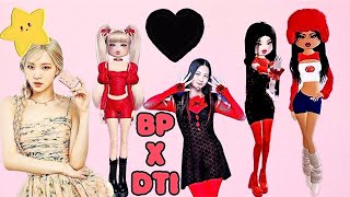 DRESSING AS BLACKPINK ALL MEMBERS IN DTI Roblox Dress To Impress [upl. by Uolyram]