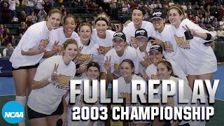 USC vs Florida 2003 NCAA volleyball championship  FULL REPLAY [upl. by Orran]