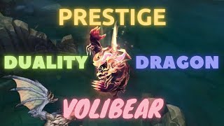 Prestige Duality Dragon Volibear Skin  PreRelease [upl. by Hiltner]