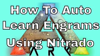 How To Add Auto Learn Engrams On Ark With Using A Nitrado Server nitrado expert mode grayeyedwolf [upl. by Pyne]