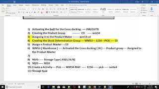 Class 33 Cross docking l SAP EWM Training on S4 HANA [upl. by Imer249]