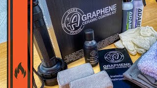 Applying Adams Graphene Ceramic Coating What a Nightmare [upl. by Uokes]