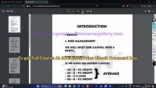 The Bca Trader Course Free Download Review Course Leaked Full Course Mp4 hd paid Course Recording [upl. by Akerue]