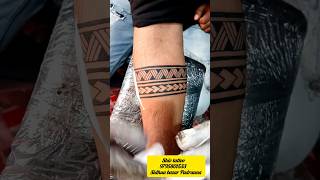 Armband tattoo 9795801533 shivtattoozz13 arrowbandtattoo armband bandtattoo trending shorts [upl. by Ener]