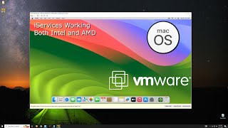 How to Install macOS Sonoma on Vmware on Windows PC  Intel and AMD iServices Working [upl. by Bohannon]