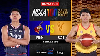 Letran vs SSCR Men’s Basketball  NCAA Season 100  Replay [upl. by Itirahc269]