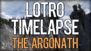 LOTRO Epic Breathtaking Landscape Video Timelapse The Argonath with Music [upl. by Linnette330]