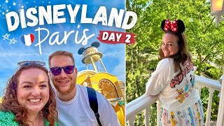 DISNEYLAND PARIS 2024 🏰 DAY 2 • Best Breakfast Hotel Pool amp Spa  NEW Parade ✨ Summer Vlog 🇫🇷 [upl. by Avot150]