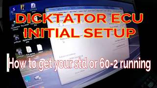 How to setup your dicktator ecu startup map and timing setup Step by step to start your tuning [upl. by Chil]