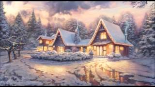 Swing Christmas Music Special with Thomas Kinkade Paintings [upl. by Anawad724]