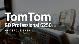 GPS POIDS LOURDS TOMTOM GO PROFESSIONAL 6250 WIFIPOV [upl. by Eilrebma393]