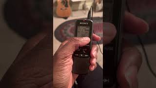 How To Use Voice Recorder Sony ICDPX240 [upl. by Varin253]