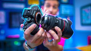 How To Easily Use Canon Lenses with Sony Cameras [upl. by Delores535]