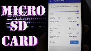 How to Partition SD card in Android For App2SD amp Link2SD [upl. by Norehc]