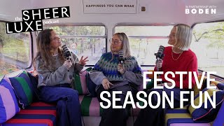 Festive Partywear Best Xmas Songs amp Festive Season Tips On The Boden Bus  AD [upl. by Petronella]