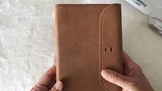 ESV Large Print Compact Bible Leather Bound with Strap [upl. by Eetsirhc]