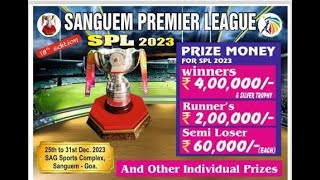 SPL 2023 Goa  Sanguem Premier League 2023  Day 1 [upl. by Marlo]