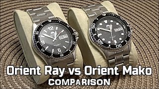 Orient Ray 2 VS Orient Mako 2 COMPARISON [upl. by Notsej]