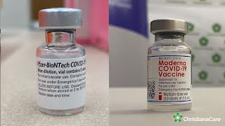 COVID19 What is the difference between the Pfizer vaccine and Moderna vaccine [upl. by Merce]