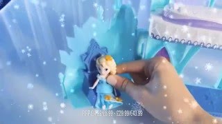 Smyths Toys Disney Frozen Little Kingdom Elsa’s Frozen Castle Play Set [upl. by Krenek]