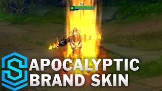 Apocalyptic Brand Skin Spotlight  League of Legends [upl. by Akihsan258]