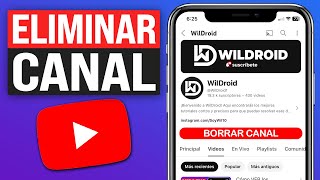 Cómo ELIMINAR un CANAL de YOUTUBE 2024 Borrar Canal de Youtube [upl. by Eusadnilem]