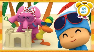 🏖 POCOYO em PORTUGUÊS do BRASIL  Um Dia na Praia 121 min  DESENHOS ANIMADOS para crianças [upl. by Selym]