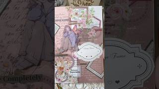 ASMR  journal with me 🌸 scrapbooking aestheticjournal journaling art craft journal [upl. by Elpmid]