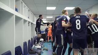 Yes Sir I Can Boogie  Scotland Team Celebrate In The Changing Room After EURO 2020 Qualification [upl. by Zeculon766]