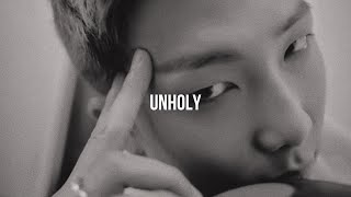 KIM NAMJOON  FMV  UNHOLY [upl. by Gneh]