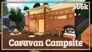 Bloxburg  Caravan Campsite Speedbuild [upl. by Leanard]