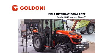 Nuovo GOLDONI S80 motore Stage V  EIMA 2022 [upl. by Zetnahs]