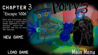 Poppy Playtime Chapter 3 Prototype Experiment 1006  Poppy Doggy Trailer Version [upl. by Anelah]