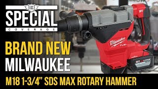 Milwaukee M18 SDSMax 134quot Rotary Hammer 271821HD [upl. by Cown916]