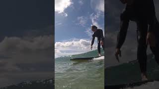 Surfing the Glassiest Longboard Waves in Cornwall longboard wave glass surfing surf surfer [upl. by Deaner75]