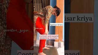 Magical Agnisar kriya shortsvideo shortsviral yoga ytshorts viral shortsviral [upl. by Mosra]