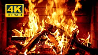 🔥 Cozy Fireplace 4K 12 HOURS Fireplace with Crackling Fire Sounds Crackling Fireplace 4K [upl. by Chace]