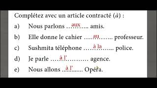 XI French Lesson 3 Grammar Exercises with Answers [upl. by Libby]