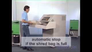 Destroyit 4107 Industrial Paper Shredder [upl. by Dorreg738]