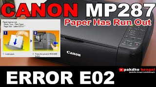 Printer Canon MP87 E02 printer canon mp287 error e02 canon mp287 error e03 printer canon mp287 [upl. by Luann880]