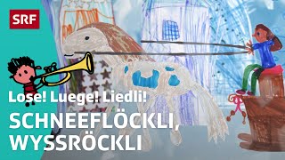 Kinderlied Schneeflöckli Wyssröckli  Lose Luege Liedli  SRF Kids [upl. by Acinna]