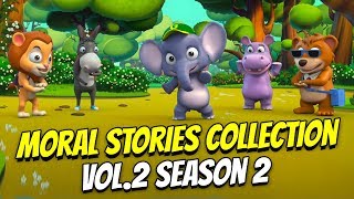 Moral Stories Collection for Kids Vol2  Stories By Granny  Season 2  Woka English [upl. by Kariotta984]