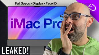 iMac Pro 2022 leaks confirm PRO specs amp display 2022 iMac with Face ID [upl. by Keeryt]