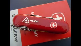 Wenger Laser Pointer Swiss Army Knife [upl. by Spike]