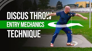 Discus Throw Technique amp Drills  Entry Mechanics [upl. by Cly114]